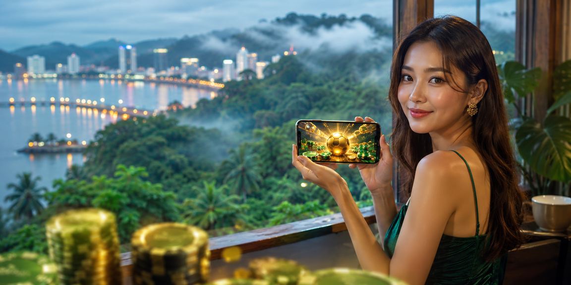 Pemain Malaysia menggunakan aplikasi mudah alih 2650